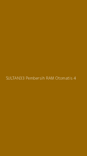Tampilan Antarmuka Aplikasi Sultan33 Pembersih Ram Otomatis - 4