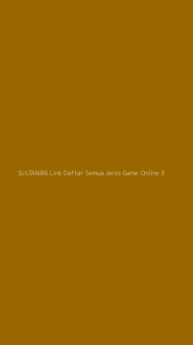Tampilan Antarmuka Aplikasi Sultan86 Link Daftar Semua Jenis Game Online - 3