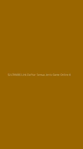 Tampilan Antarmuka Aplikasi Sultan86 Link Daftar Semua Jenis Game Online - 4