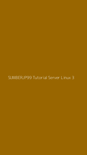 Tampilan Antarmuka Aplikasi Sumberjp99 Tutorial Server Linux - 3