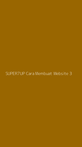 Tampilan Antarmuka Aplikasi Super7up Cara Membuat Website - 3