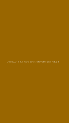 Tampilan Antarmuka Aplikasi Sv388slot Situs Resmi Bonus Referral Seumur Hidup - 1