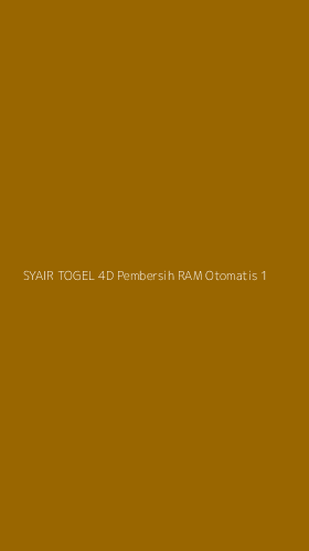 Tampilan Antarmuka Aplikasi Syair Togel 4d Pembersih Ram Otomatis - 1