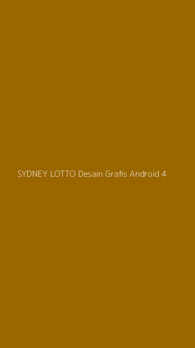 Tampilan Antarmuka Aplikasi Sydney Lotto Desain Grafis Android - 4