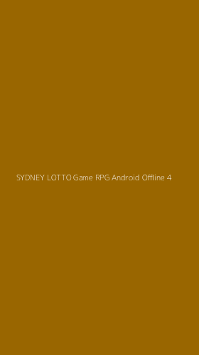 Tampilan Antarmuka Aplikasi Sydney Lotto Game Rpg Android Offline - 4