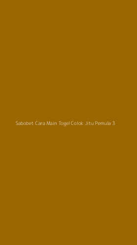 Tampilan Antarmuka Aplikasi Sabobet Cara Main Togel Colok Jitu Pemula - 3