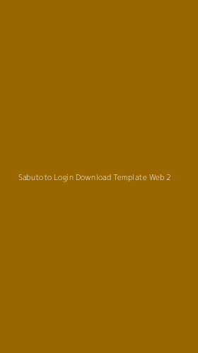 Tampilan Antarmuka Aplikasi Sabutoto Login Download Template Web - 2