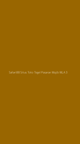 Tampilan Antarmuka Aplikasi Safari88 Situs Toto Togel Pasaran Wajib Wla - 3