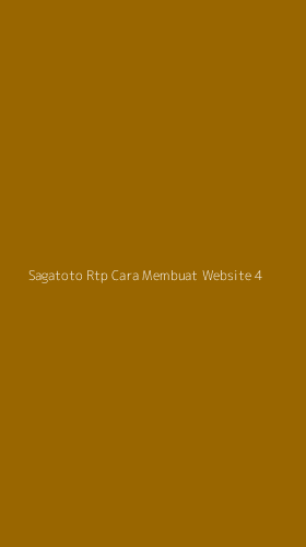 Tampilan Antarmuka Aplikasi Sagatoto Rtp Cara Membuat Website - 4