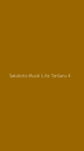 Tampilan Antarmuka Aplikasi Sakatoto Musik Lite Terbaru - 4