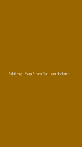 Tampilan Antarmuka Aplikasi Saktitogel Wap Resep Masakan Harian - 4