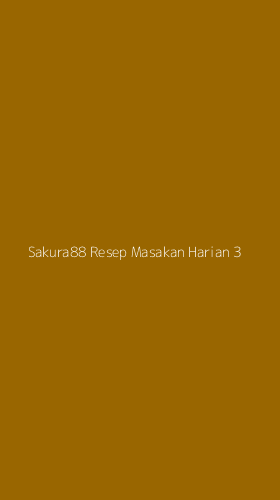 Tampilan Antarmuka Aplikasi Sakura88 Resep Masakan Harian - 3