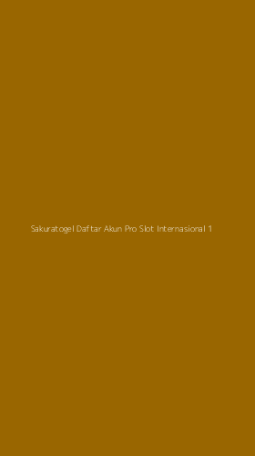 Tampilan Antarmuka Aplikasi Sakuratogel Daftar Akun Pro Slot Internasional - 1
