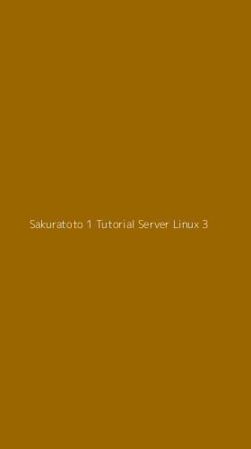 Tampilan Antarmuka Aplikasi Sakuratoto 1 Tutorial Server Linux - 3