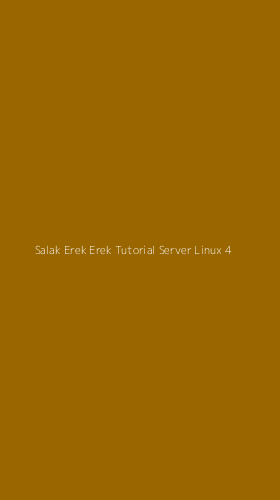 Tampilan Antarmuka Aplikasi Salak Erek Erek Tutorial Server Linux - 4