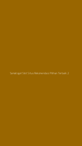 Tampilan Antarmuka Aplikasi Samatogel Slot Situs Rekomendasi Pilihan Terbaik - 2