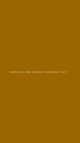 Tampilan Antarmuka Aplikasi Sambeltoto App Aplikasi Pendidikan Lite - 3