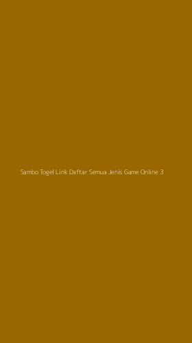 Tampilan Antarmuka Aplikasi Sambo Togel Link Daftar Semua Jenis Game Online - 3