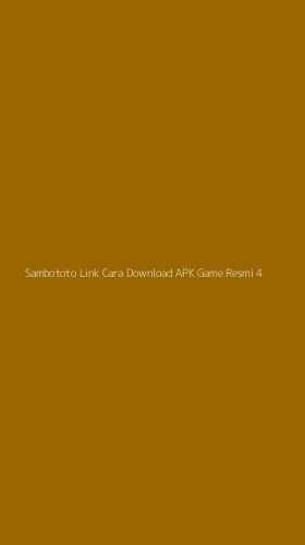 Tampilan Antarmuka Aplikasi Sambototo Link Cara Download Apk Game Resmi - 4