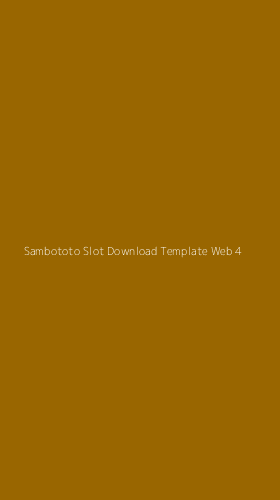 Tampilan Antarmuka Aplikasi Sambototo Slot Download Template Web - 4