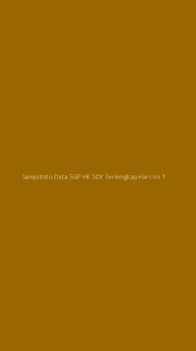 Tampilan Antarmuka Aplikasi Sampitoto Data Sgp Hk Sdy Terlengkap Hari Ini - 1
