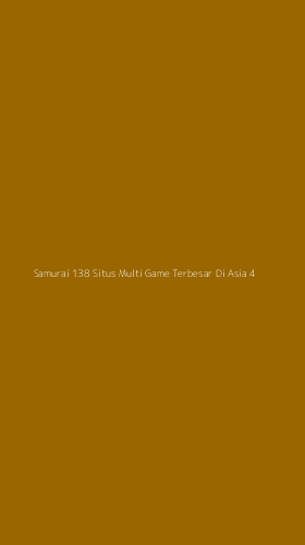 Tampilan Antarmuka Aplikasi Samurai 138 Situs Multi Game Terbesar Di Asia - 4