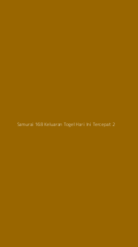 Tampilan Antarmuka Aplikasi Samurai 168 Keluaran Togel Hari Ini Tercepat - 2