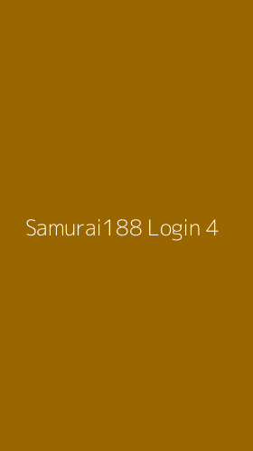 Tampilan Antarmuka Aplikasi Samurai188 Login - 4