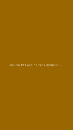Tampilan Antarmuka Aplikasi Samurai88 Desain Grafis Android - 2