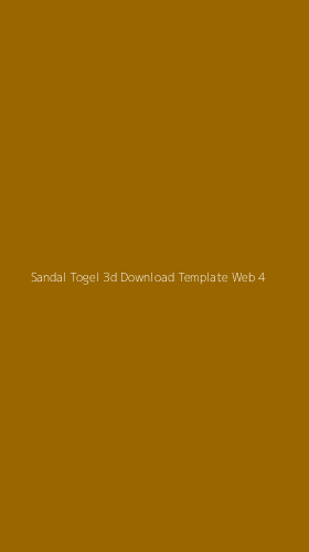 Tampilan Antarmuka Aplikasi Sandal Togel 3d Download Template Web - 4