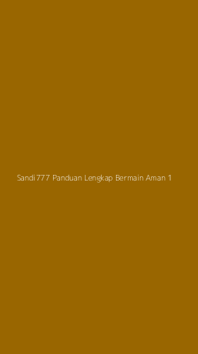 Tampilan Antarmuka Aplikasi Sandi777 Panduan Lengkap Bermain Aman - 1