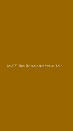 Tampilan Antarmuka Aplikasi Sandi777 Situs Slot Bonus New Member 100 - 4