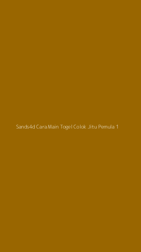 Tampilan Antarmuka Aplikasi Sands4d Cara Main Togel Colok Jitu Pemula - 1