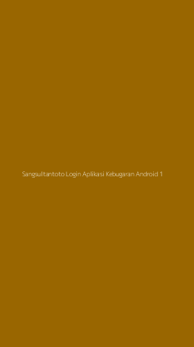 Tampilan Antarmuka Aplikasi Sangsultantoto Login Aplikasi Kebugaran Android - 1