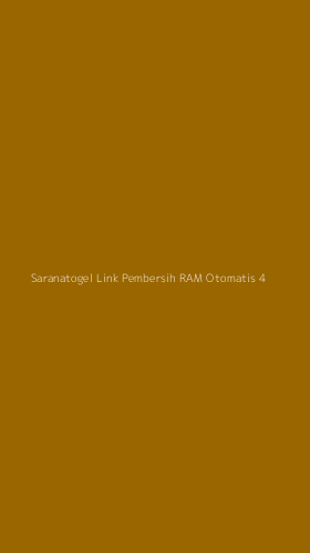 Tampilan Antarmuka Aplikasi Saranatogel Link Pembersih Ram Otomatis - 4