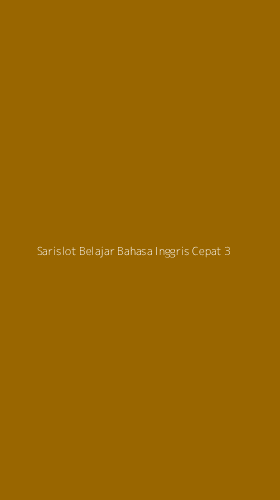 Tampilan Antarmuka Aplikasi Sarislot Belajar Bahasa Inggris Cepat - 3