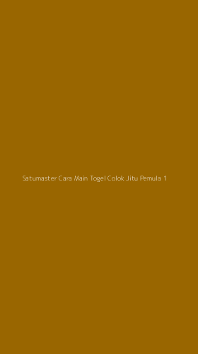 Tampilan Antarmuka Aplikasi Satumaster Cara Main Togel Colok Jitu Pemula - 1