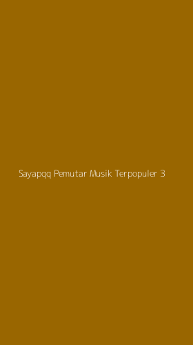 Tampilan Antarmuka Aplikasi Sayapqq Pemutar Musik Terpopuler - 3