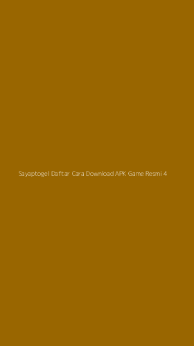 Tampilan Antarmuka Aplikasi Sayaptogel Daftar Cara Download Apk Game Resmi - 4