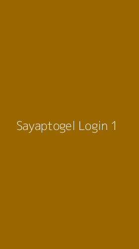 Tampilan Antarmuka Aplikasi Sayaptogel Login - 1