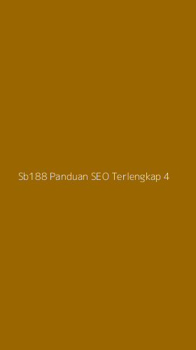 Tampilan Antarmuka Aplikasi Sb188 Panduan Seo Terlengkap - 4