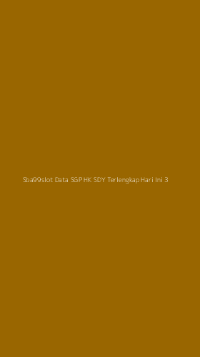 Tampilan Antarmuka Aplikasi Sba99slot Data Sgp Hk Sdy Terlengkap Hari Ini - 3