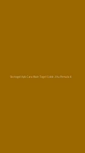 Tampilan Antarmuka Aplikasi Sbctogel Apk Cara Main Togel Colok Jitu Pemula - 4