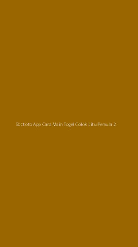 Tampilan Antarmuka Aplikasi Sbctoto App Cara Main Togel Colok Jitu Pemula - 2