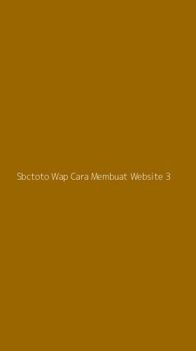 Tampilan Antarmuka Aplikasi Sbctoto Wap Cara Membuat Website - 3