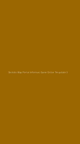 Tampilan Antarmuka Aplikasi Sbctoto Wap Portal Informasi Game Online Terupdate - 3