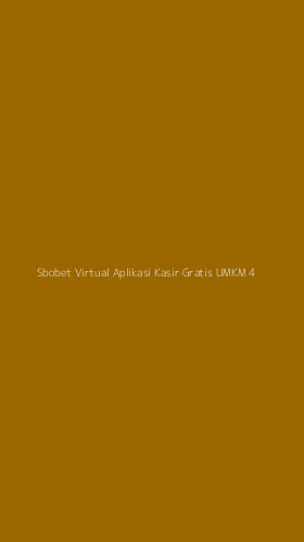 Tampilan Antarmuka Aplikasi Sbobet Virtual Aplikasi Kasir Gratis Umkm - 4