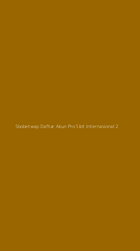 Tampilan Antarmuka Aplikasi Sbobetwap Daftar Akun Pro Slot Internasional - 2