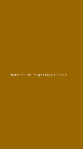 Tampilan Antarmuka Aplikasi Sbototo Online Dompet Digital Terbaik - 1