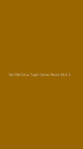 Tampilan Antarmuka Aplikasi Sbs188 Situs Togel Online Resmi Wla - 2